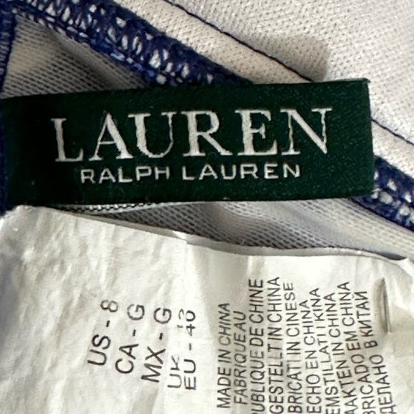 Lauren Ralph Lauren sz 8 swimsuit shades of blue Fabric and elastic excellent - Picture 11 of 12